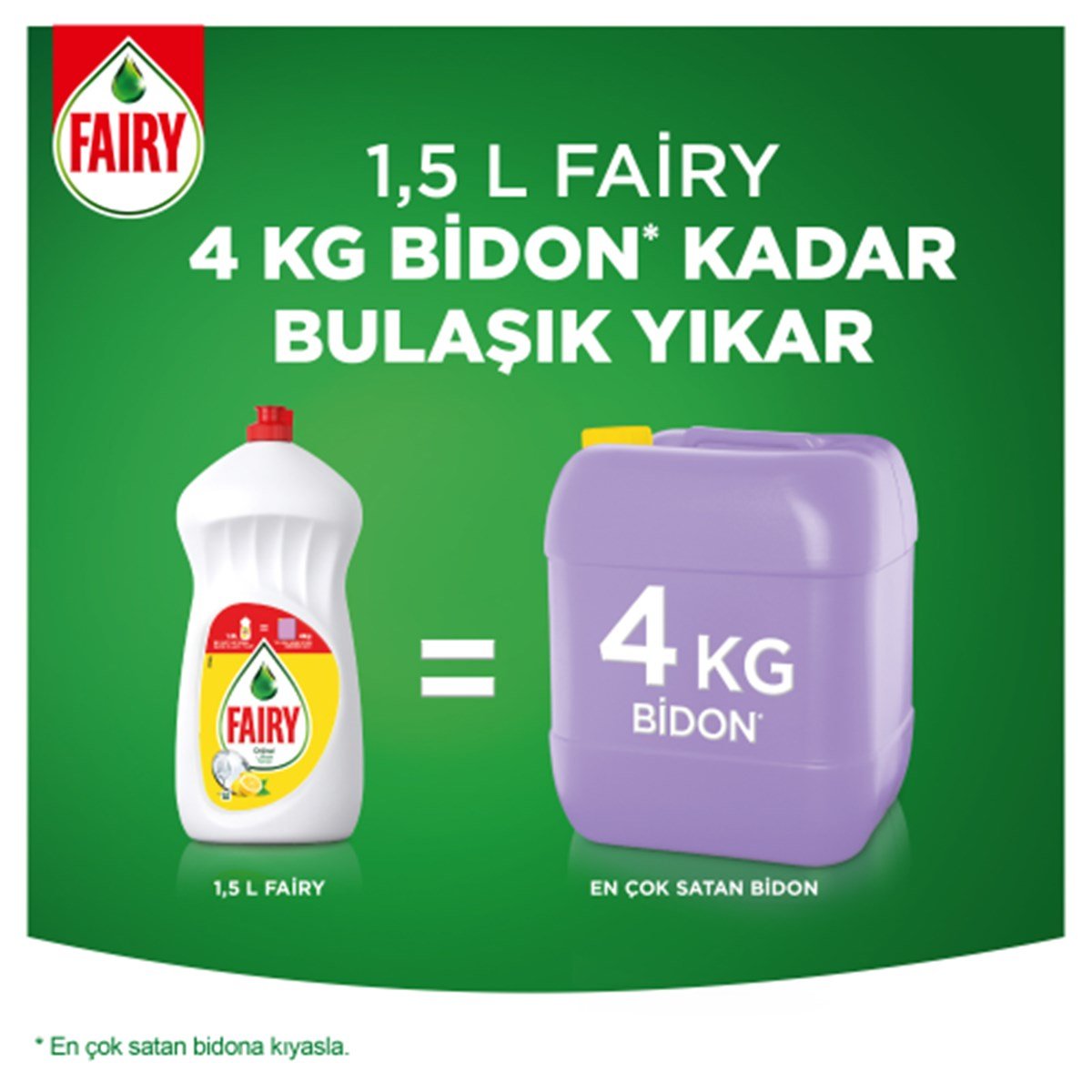 Fairy 650 ml Sıvı Bulaşık Deterjanı Limon