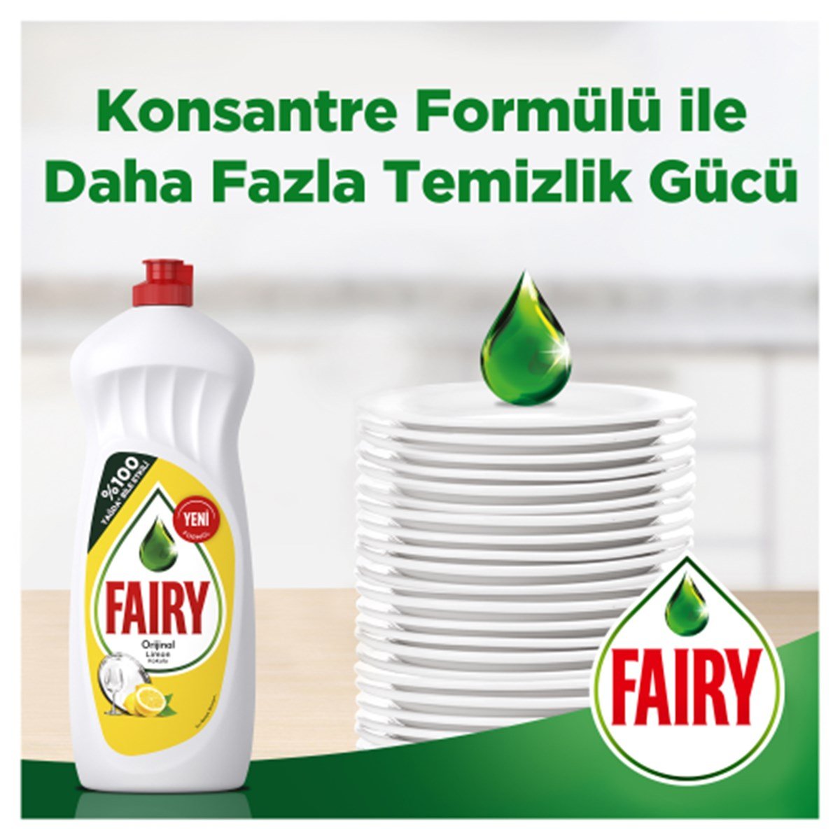Fairy 650 ml Sıvı Bulaşık Deterjanı Limon