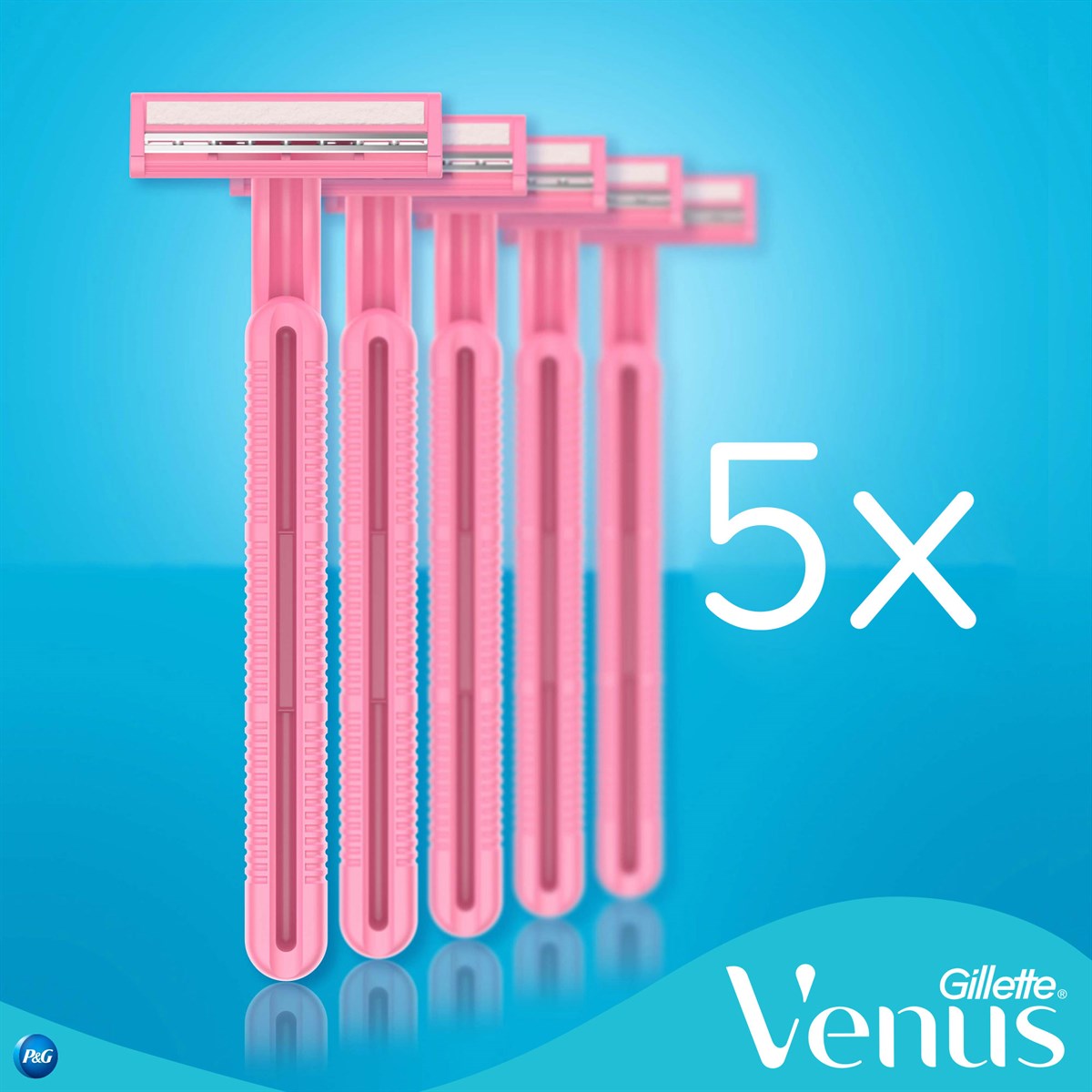 Gillette Simply Venus 2 Basic Kadın Tıraş Bıçağı 5 li