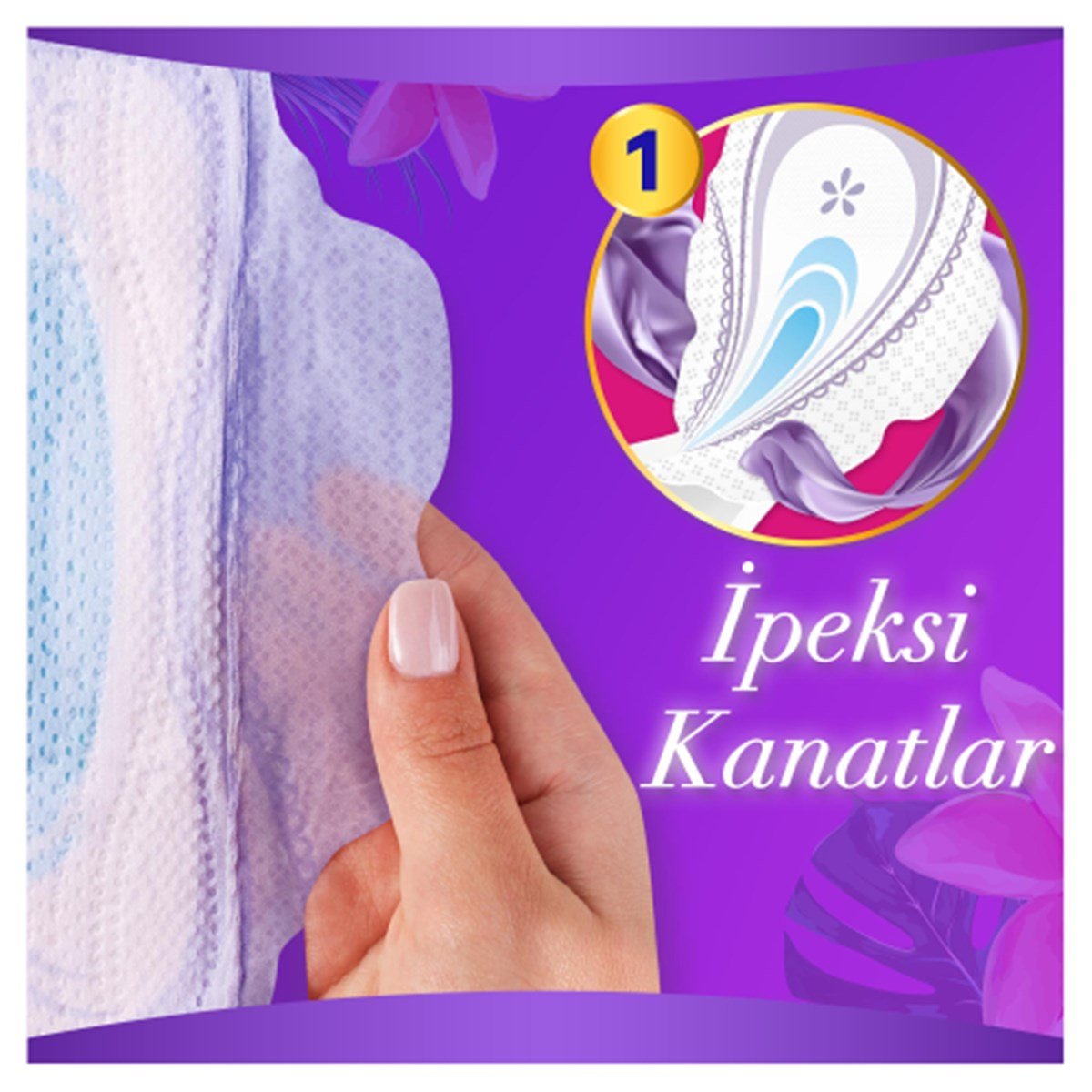 Orkid Platinum Hijyenik Ped Gece Extra Tekli Paket 6 Ped
