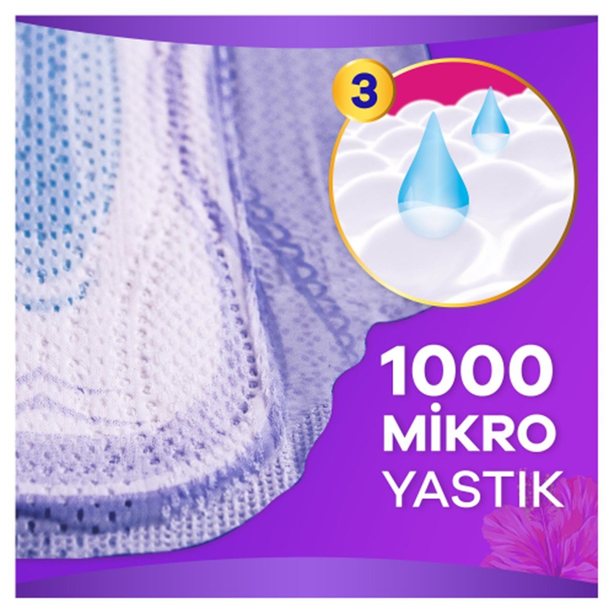 Orkid Platinum Hijyenik Ped Gece Extra Tekli Paket 6 Ped
