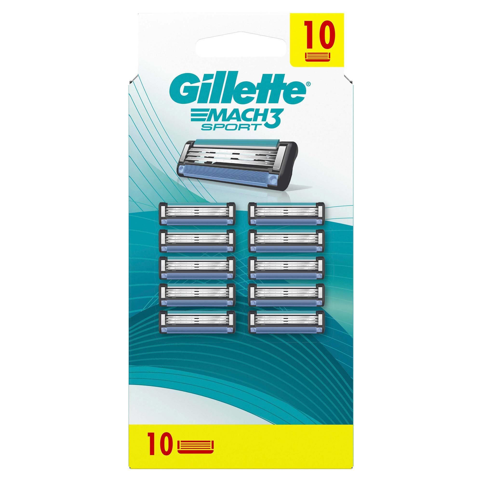  Gillette Mach3 Sport Tıraş Bıçağı Yedek 10'lu