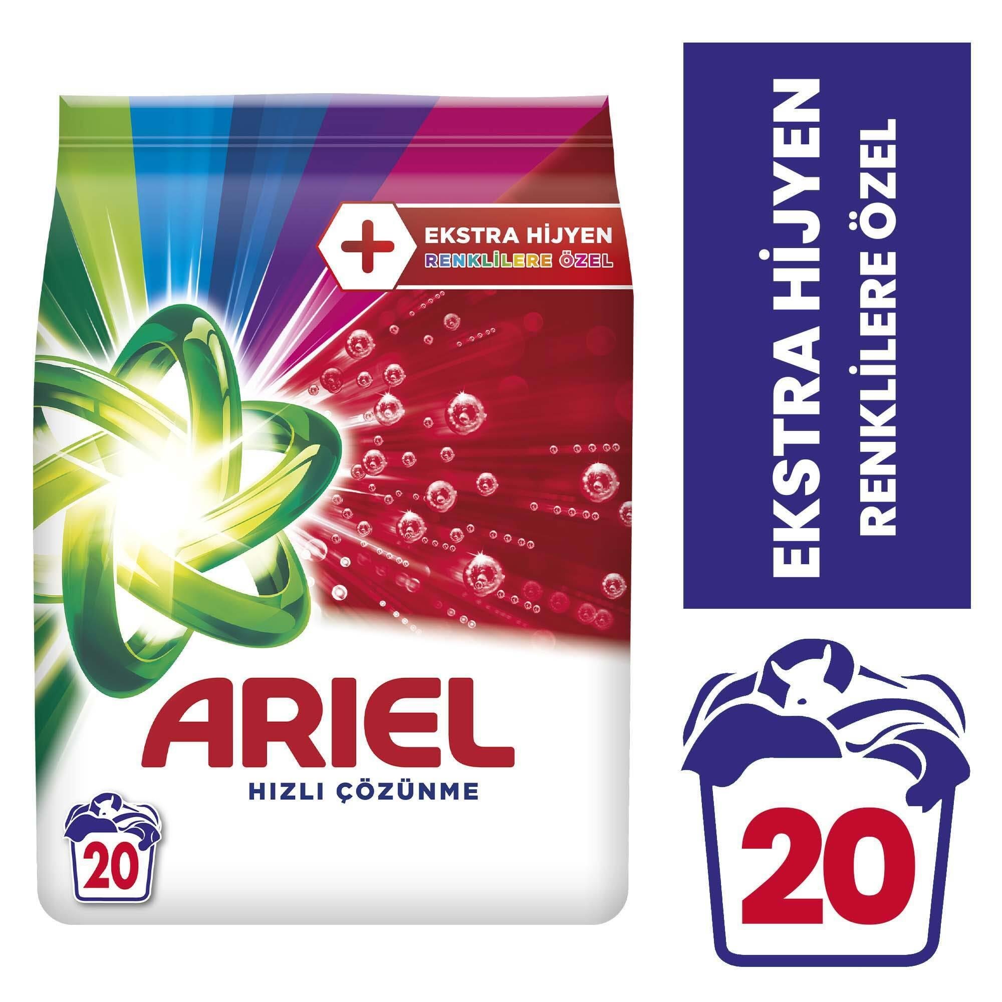 Ariel Oxi Ekstra Hijyen Renkliler 3 KG