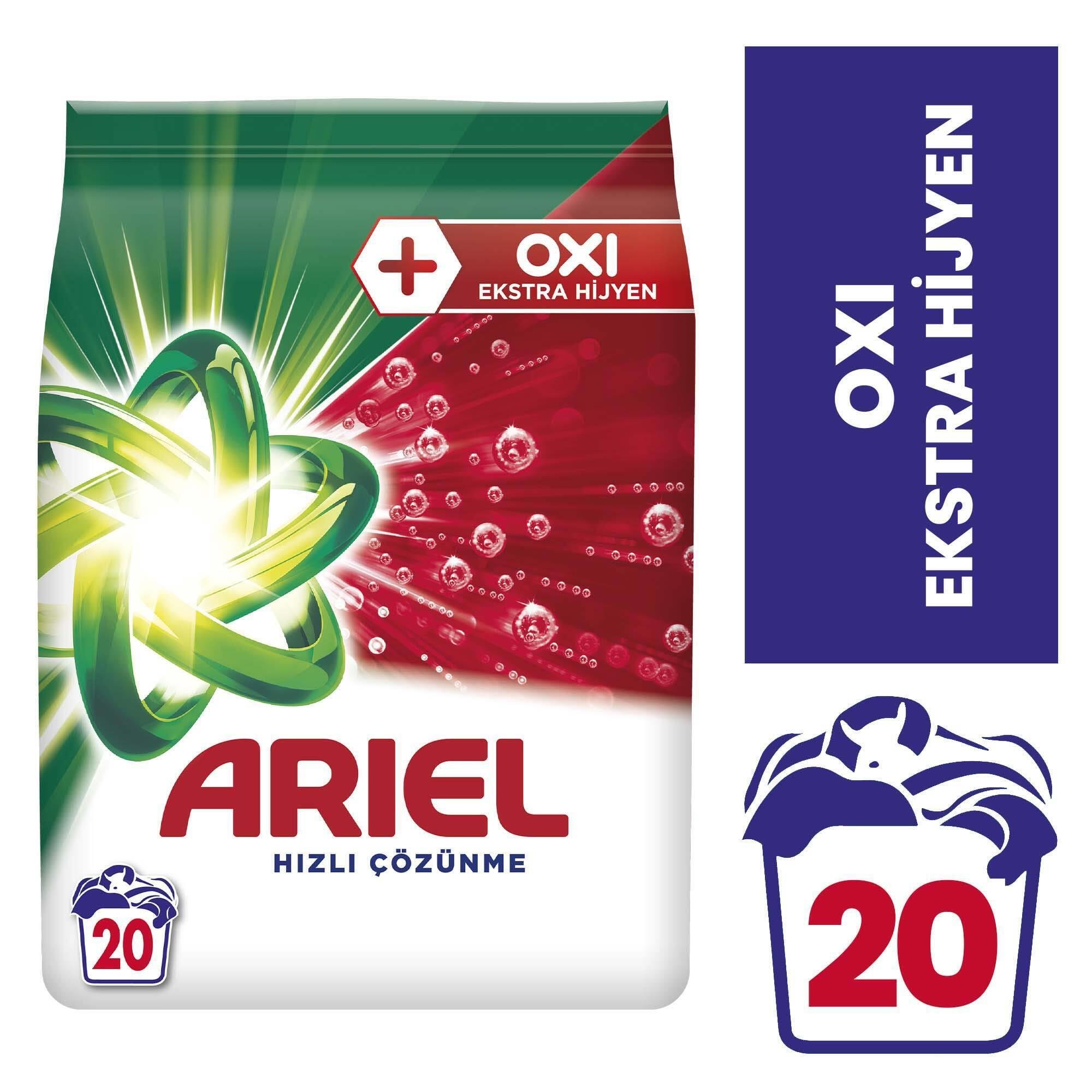 Ariel Oxi Ekstra Hijyen Toz Deterjan 3 KG