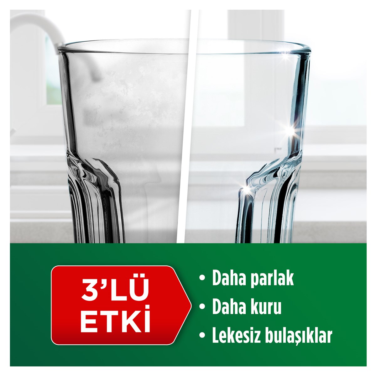 Fairy 3'lü Etki Bulaşık Makinesi Parlatıcısı 360 ml Limon