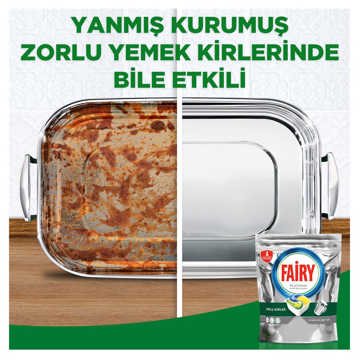 Fairy Platinum 15 Yıkama Bulaşık Makinesi Deterjanı Kapsülü Limon Kokulu