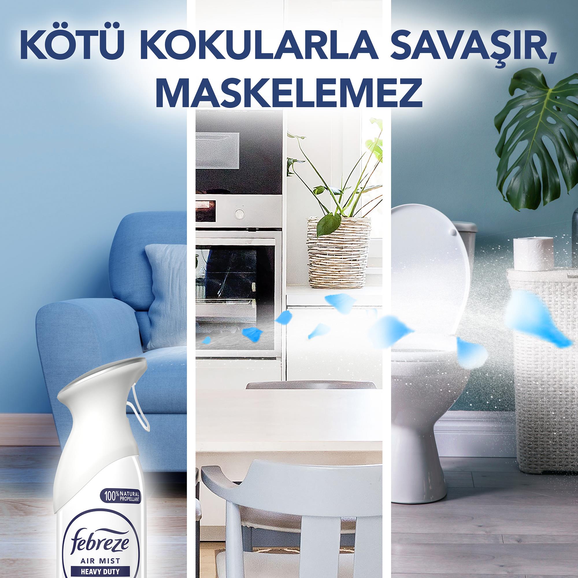 Febreze Ağır Kokular Hava Ferahlatıcı Sprey Oda Kokusu 185 ML