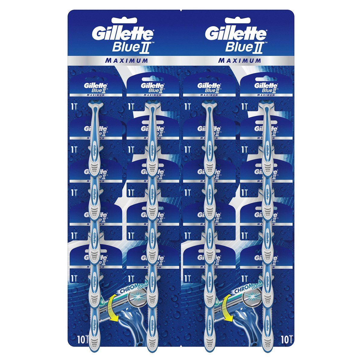 Gillette Blue2 Maximum Tıraş Bıçağı 20'li Kartela