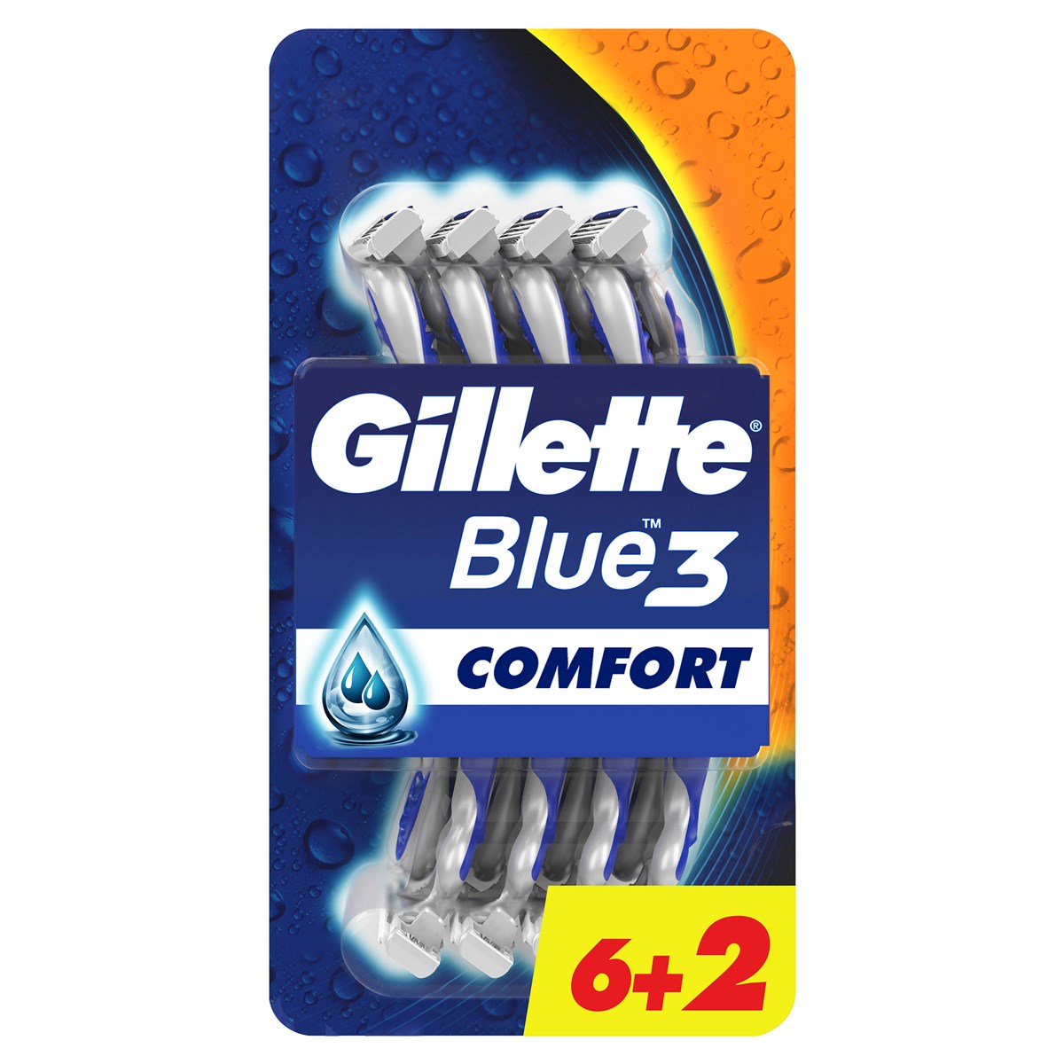 Gillette Blue3 Comfort Kullan At Tıraş Bıçağı 8 Adet