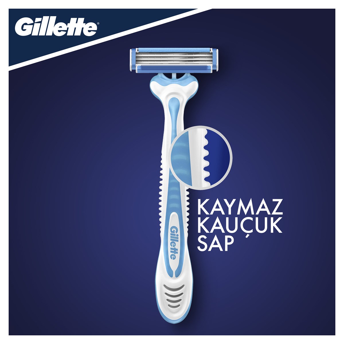Gillette Blue3 Cool Kullan At Tıraş Bıçağı 3 Adet