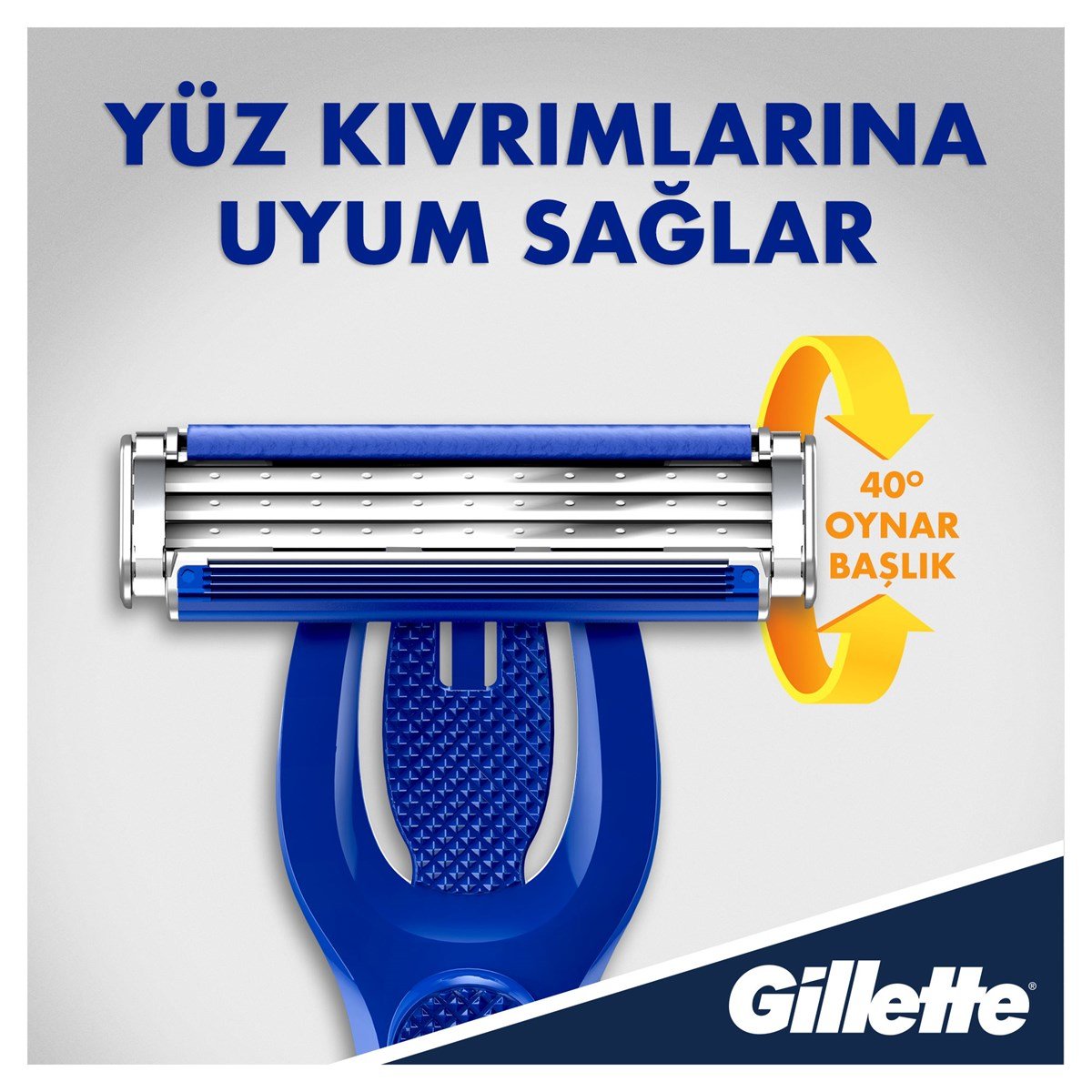 Gillette Blue3 Hybrid Tıraş Makinesi + 8 Adet Bıçak