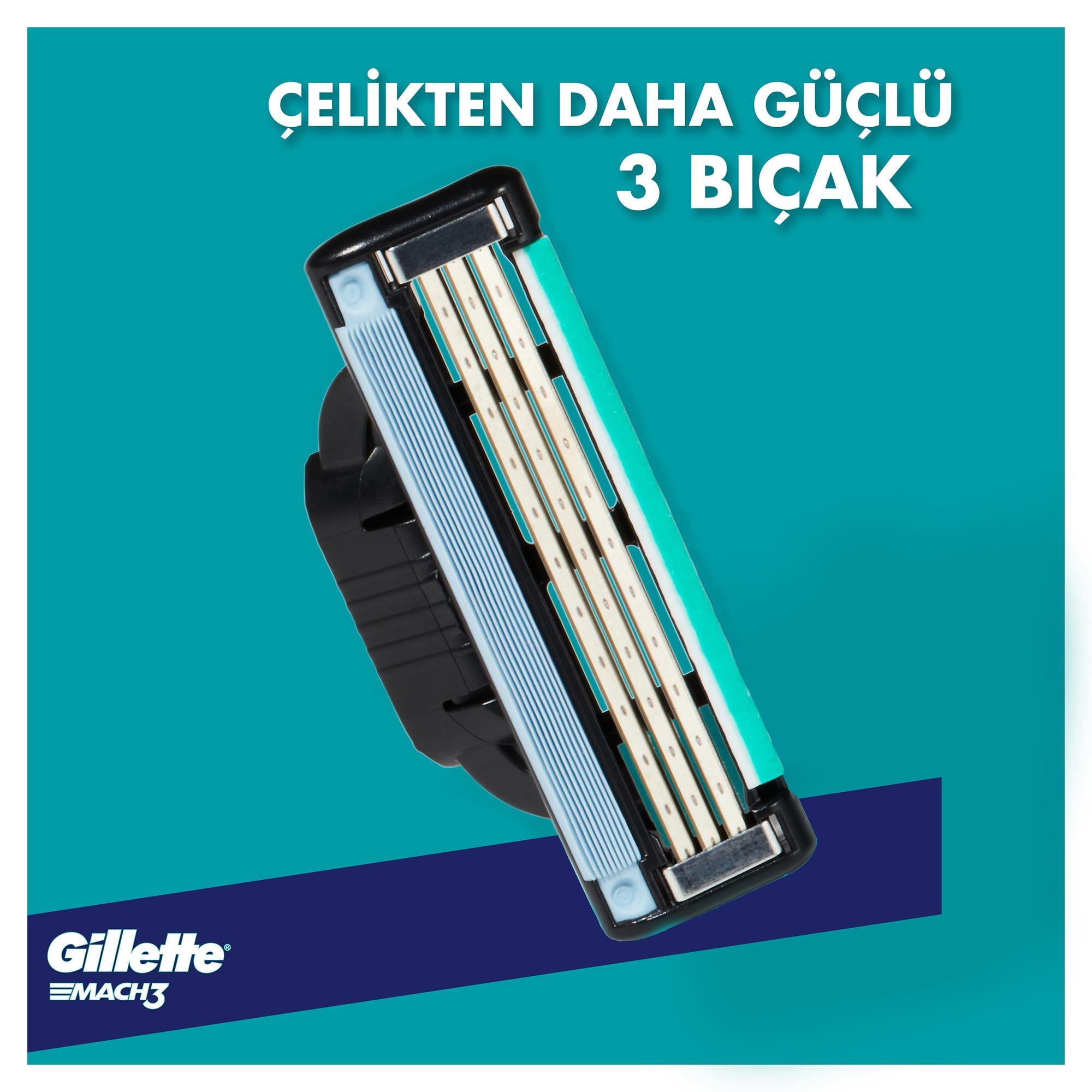 Gillette Mach 3 Yedek Tıraş Bıçağı 2'li