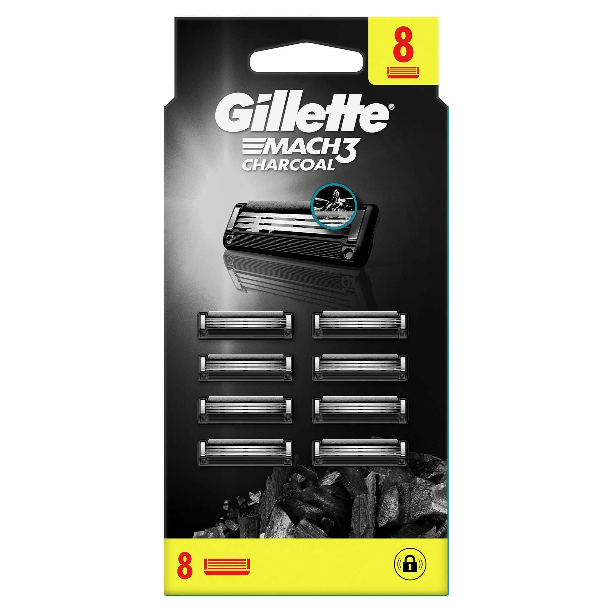 Gillette Mach3 Charcoal Yedek Bıçak 8'li