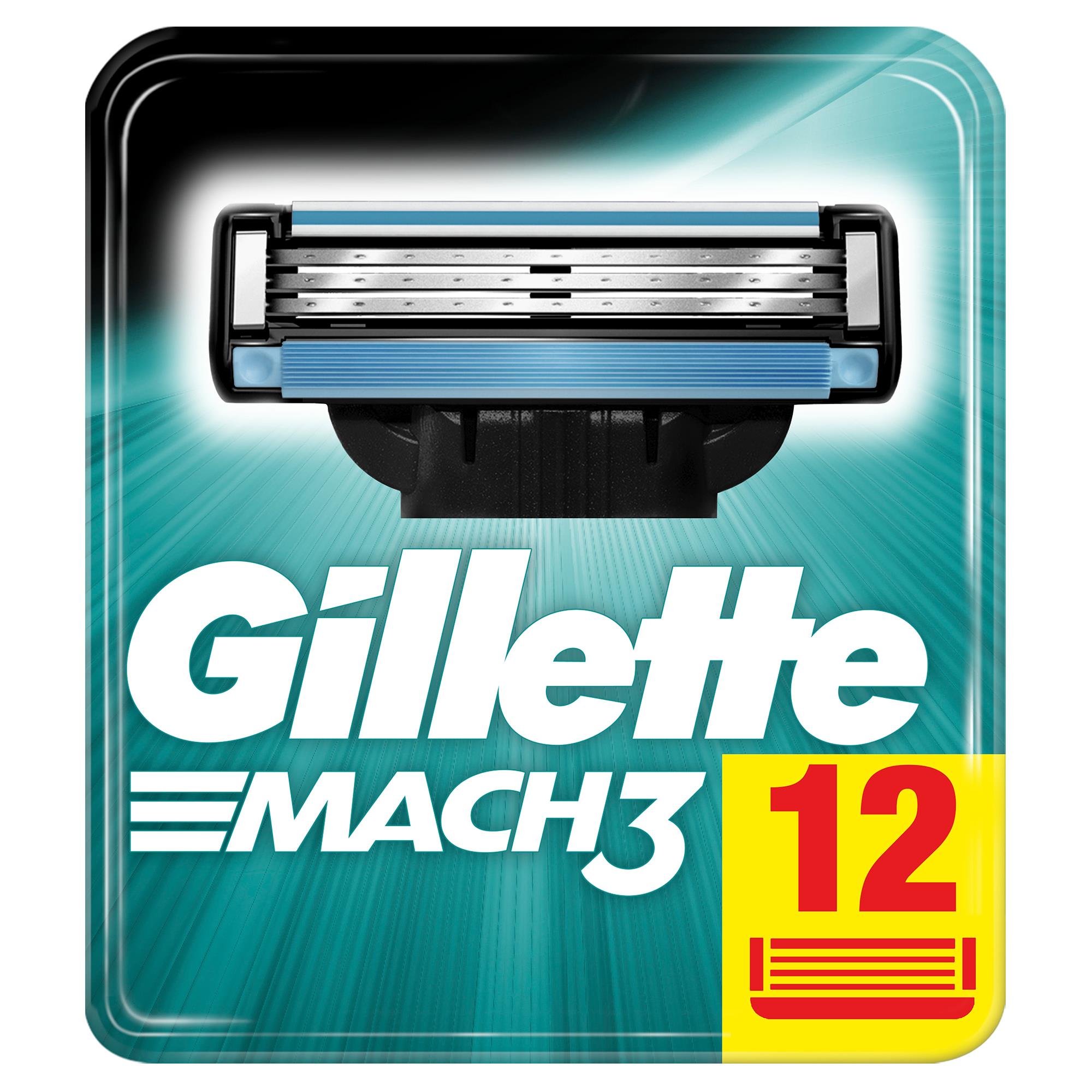 Gillette Mach3 Yedek Tıraş Bıçağı 12'li
