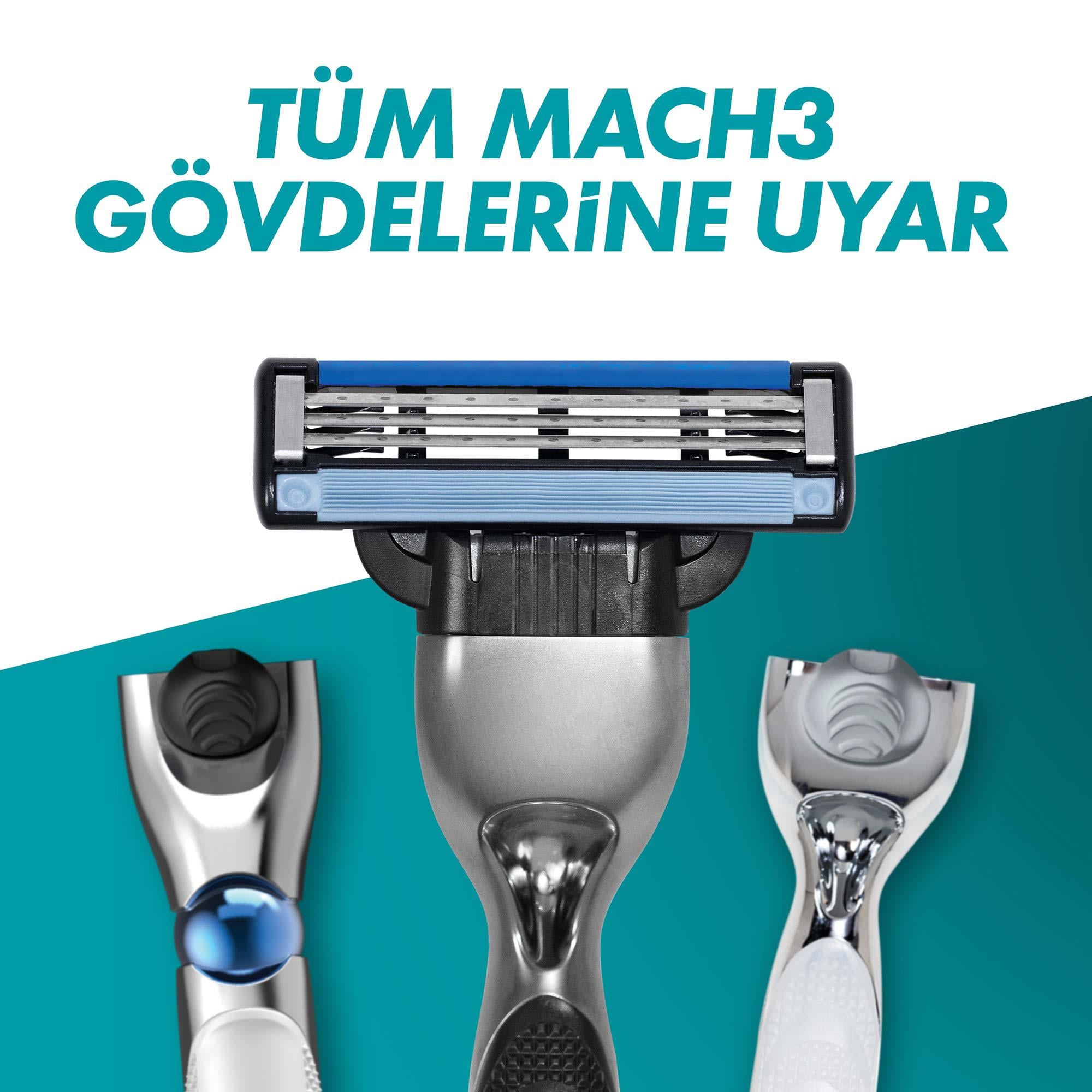 Gillette Mach3 Yedek Tıraş Bıçağı Karton Paket 18'li