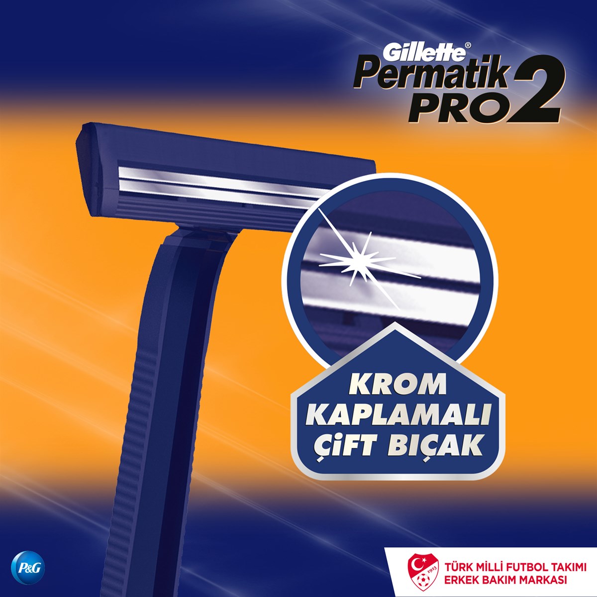 Gillette Permatik Pro2 Kullan At Tıraş Bıçağı 5+1 Adet Fırsat Paketi