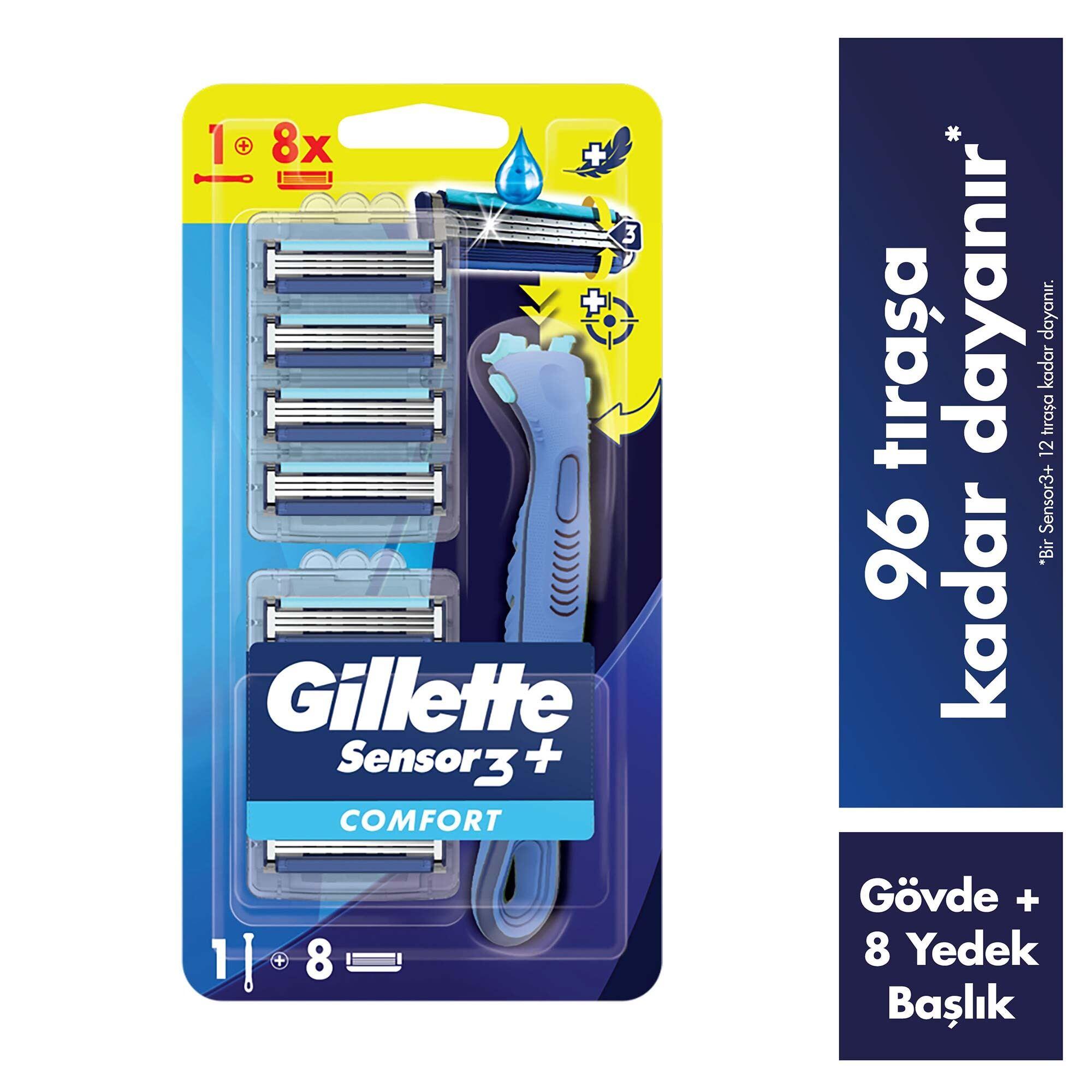 Gillette Sensor 3 Plus Comfort Makine H+8