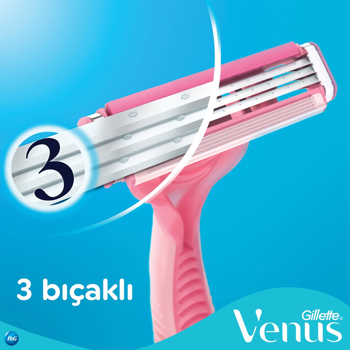 Gillette Simply Venus 3 Basic Kullan At Kadın Tıraş Bıçağı 4 Adet