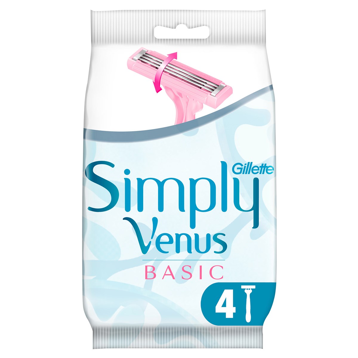 Gillette Simply Venus 3 Basic Kullan At Kadın Tıraş Bıçağı 4 Adet