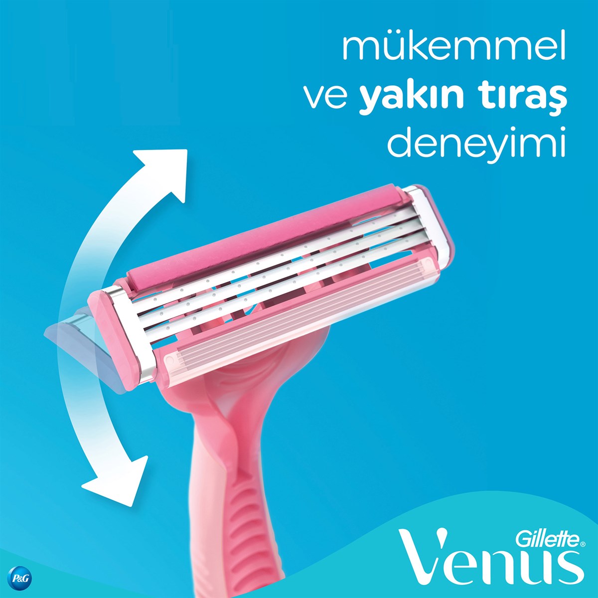 Gillette Simply Venus 3 Basic Kullan At Kadın Tıraş Bıçağı 4 Adet