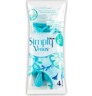 Gillette Venüs Simply 2 Kadın Tıraş Bıçağı 4'lü