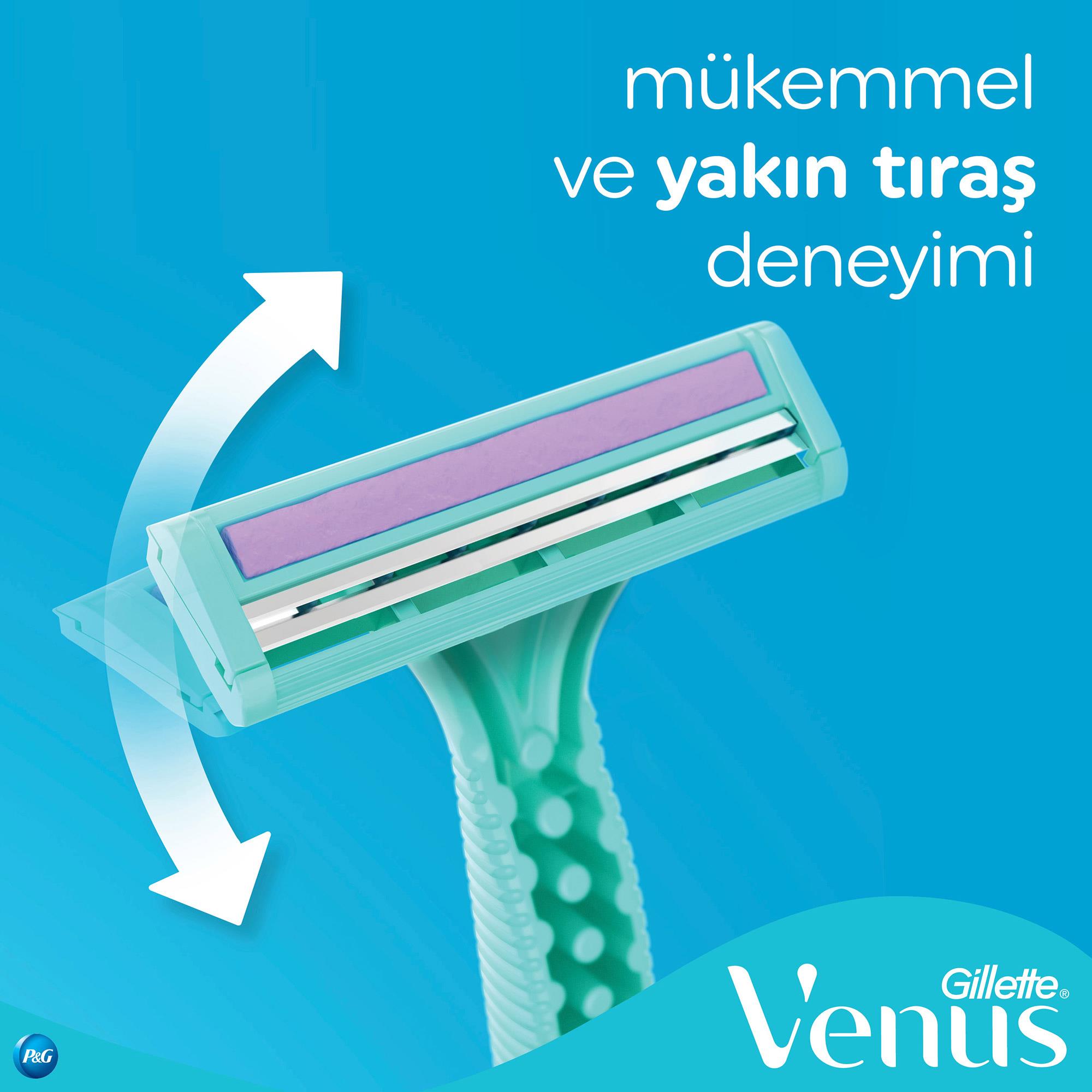 Gillette Venus Simply Venus 2 Kullan At Kadın Tıraş Bıçağı Tekli