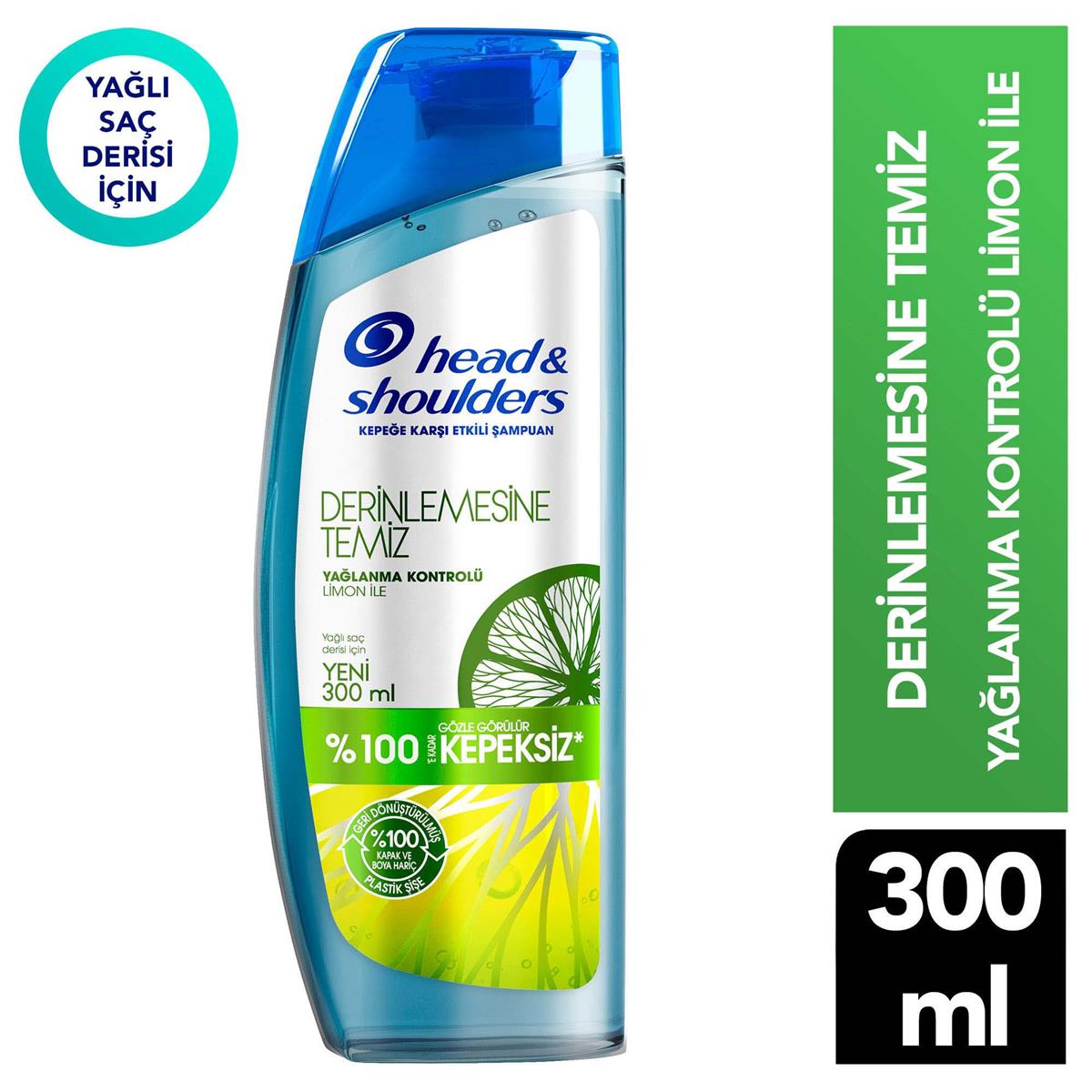 Head & Shoulders Derin.temiz Yağlanma Kontrolu Şampuan 300 Ml