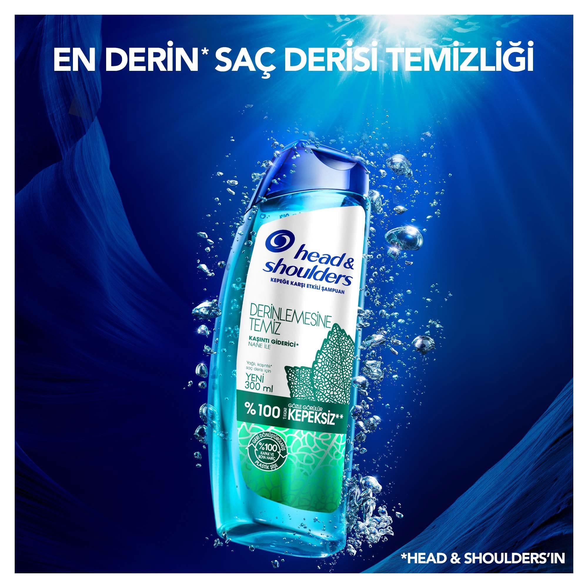 Head & Shoulders Derinlemesine Temiz Kaşıntı Giderici Şampuan 300 ML 