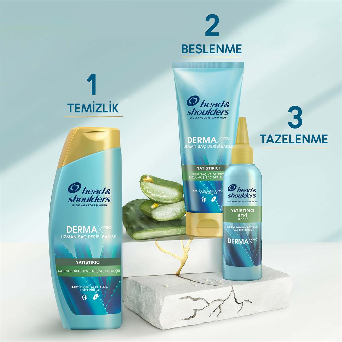 Head & Shoulders DERMAXPRO Yatıştırıcı Saç ve Saç Derisi Bakım Kremi 220 ml 