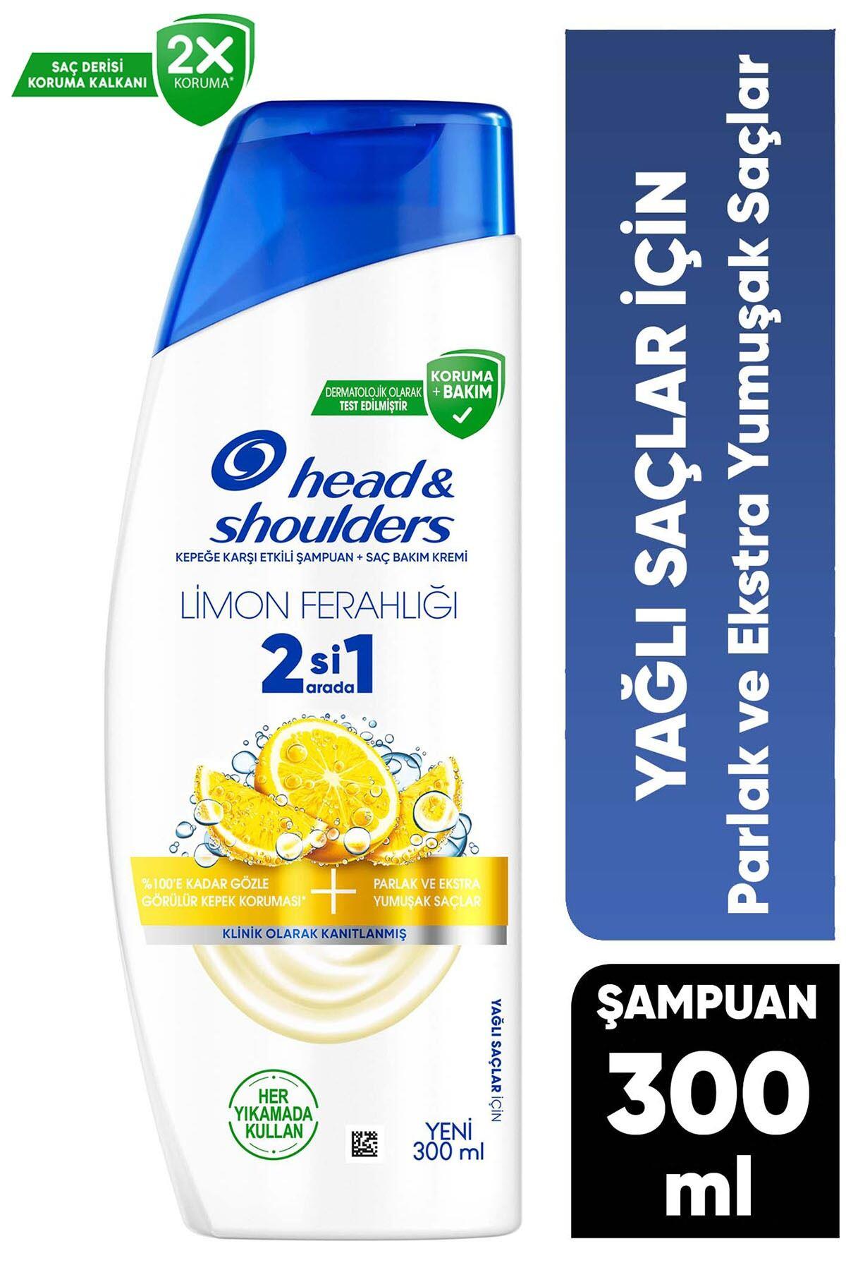 Head & Shoulders Limon Ferahlığı 2Si1 Arada Şampuan 300 Ml