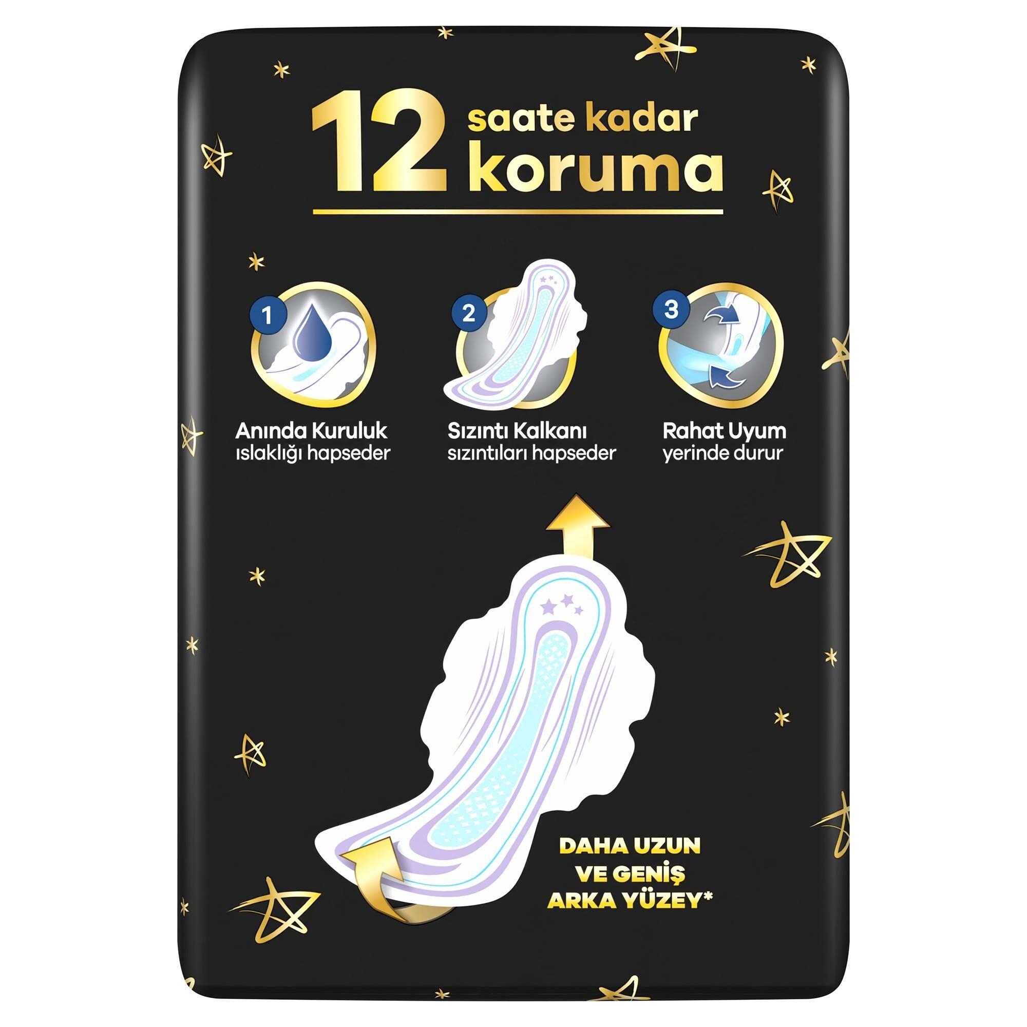 Orkid Hijyenik Ped Ultra Gece Ekstra Plus 20  Adet