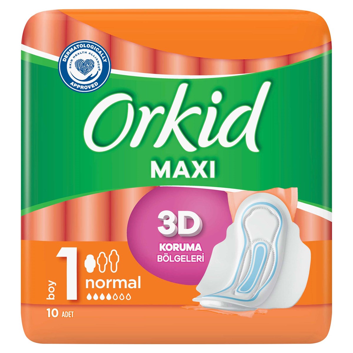 Orkid Maxi Normal (Boy 1) Hijyenik Ped 10 Adet