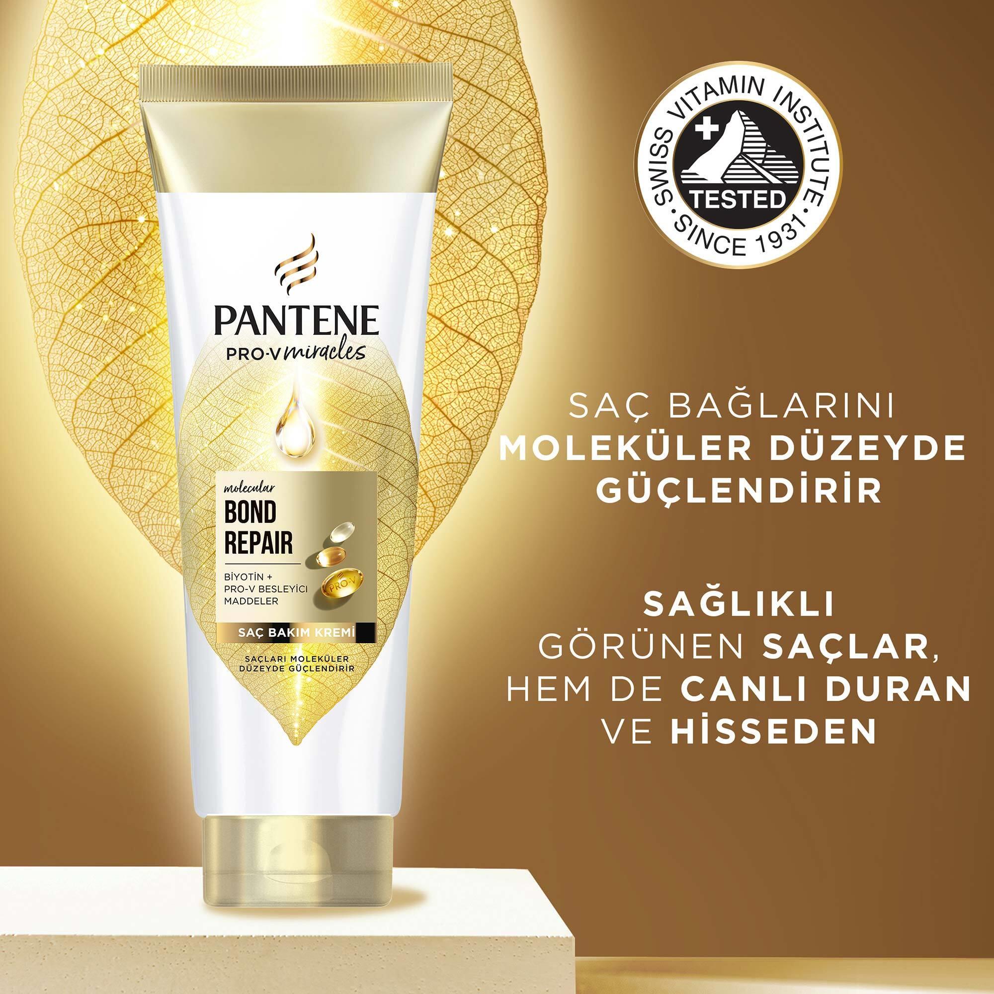 Pantene Pro-V Mıracles Molecular Bond Repair Saç Bakım Kremi Yıpranmış Saçlar Için 160 ML