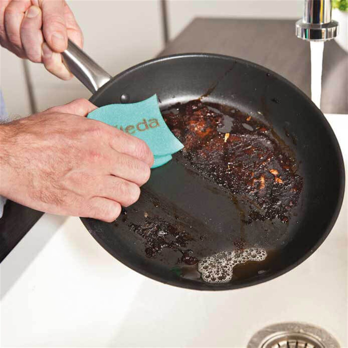 Vileda Ultra Çizmez Oluklu Sünger 2 Adet