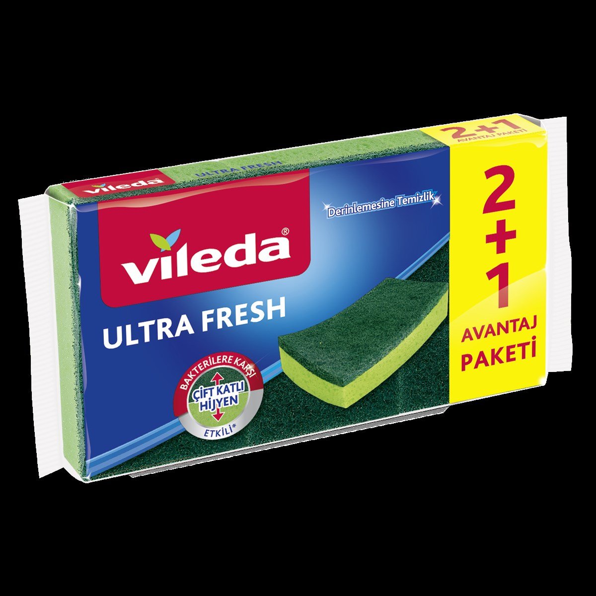 Vileda Ultra Fresh Klasik Sünger 2+1