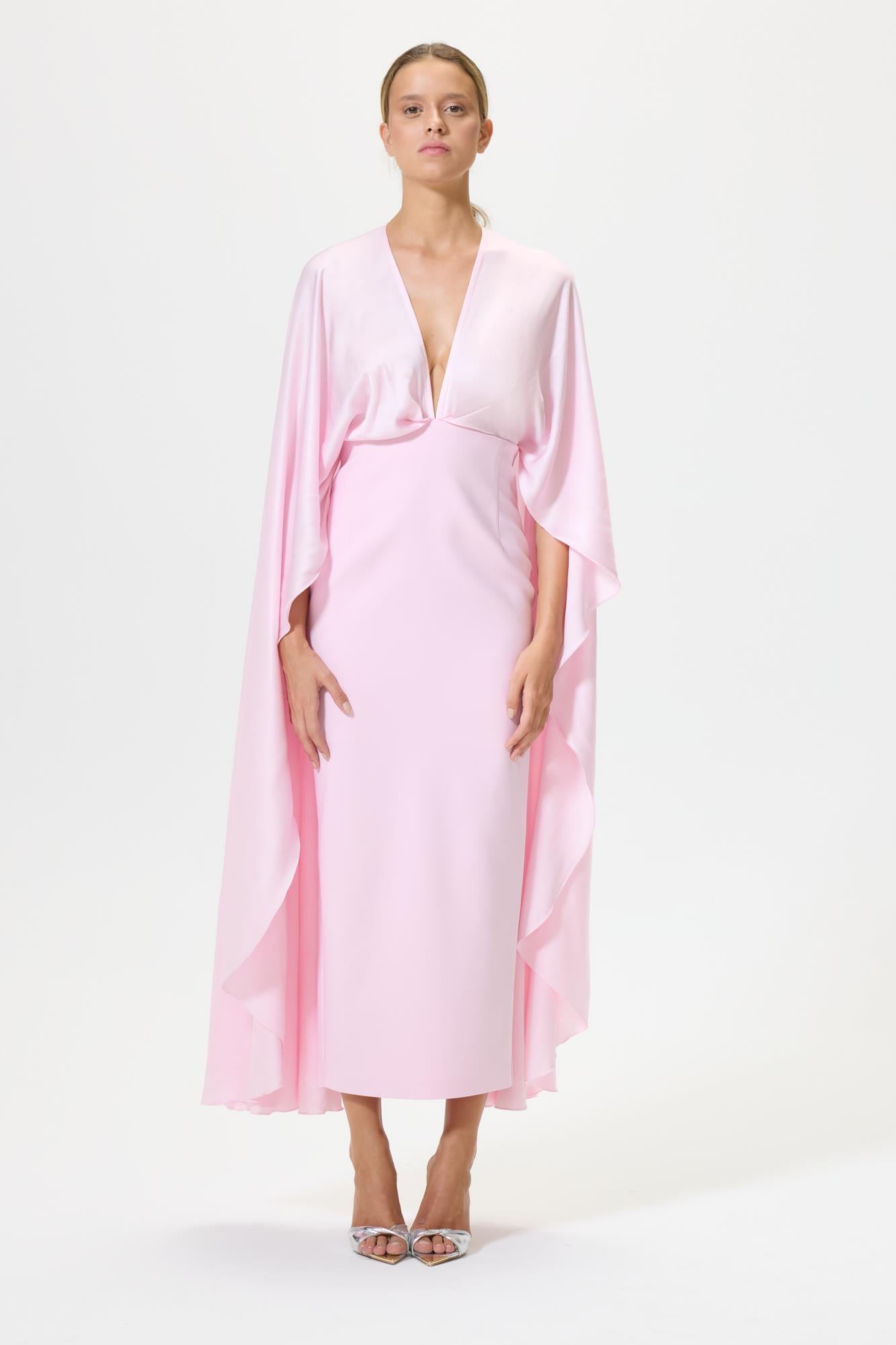 Evia Pembe Elbise
