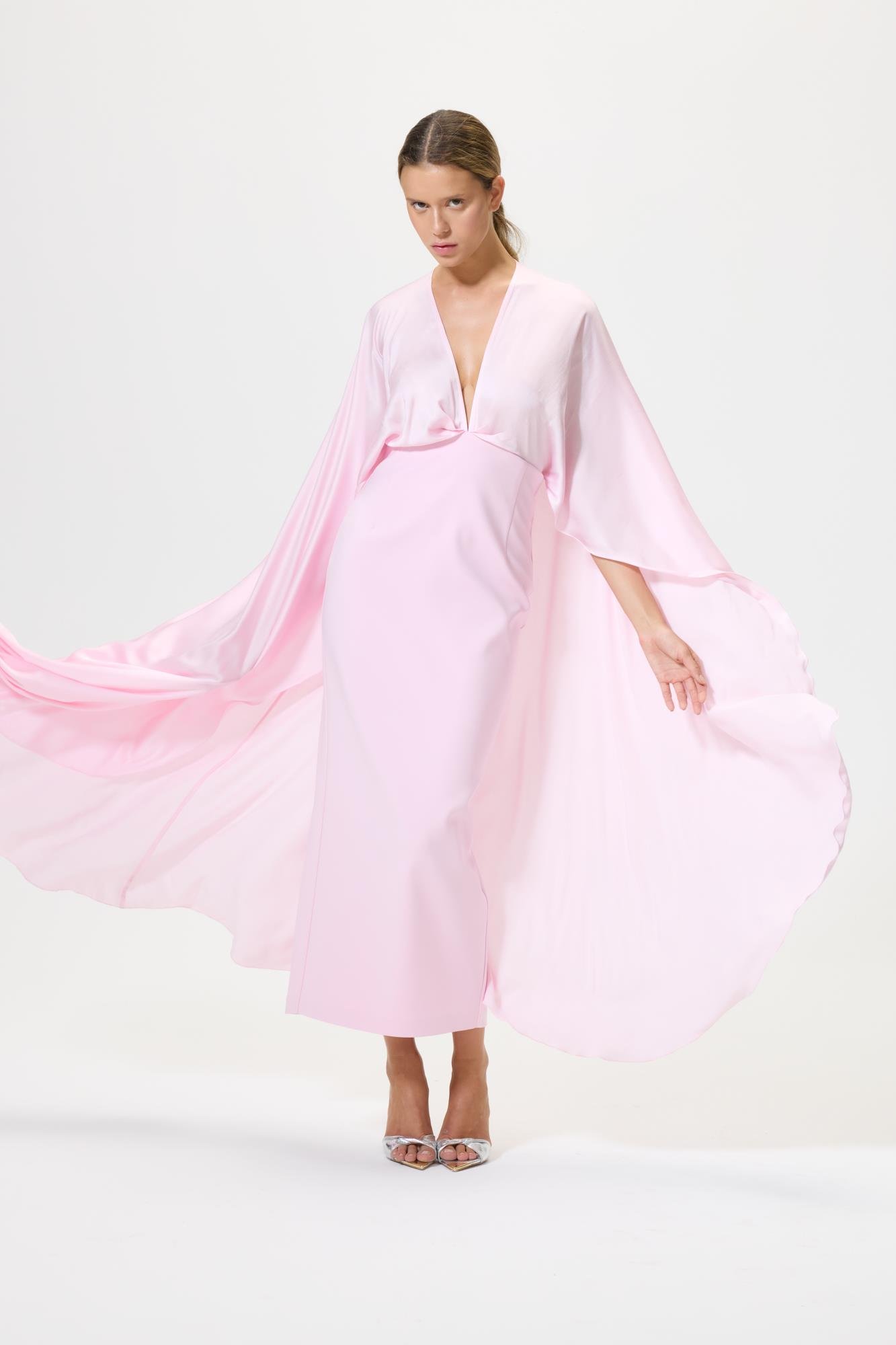Evia Pembe Elbise