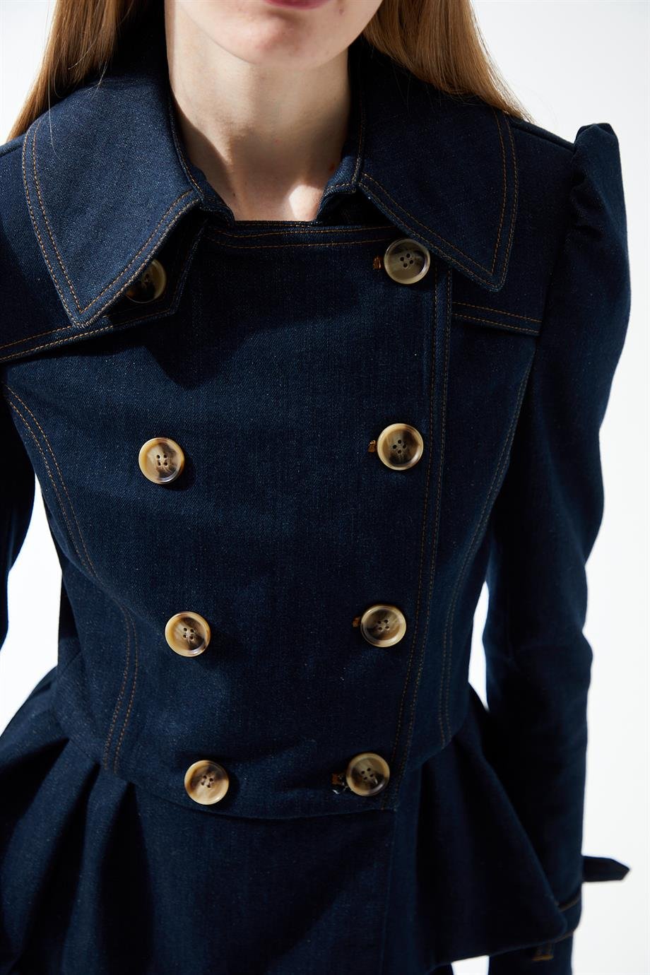Katy Denim Etek Ceket Takım