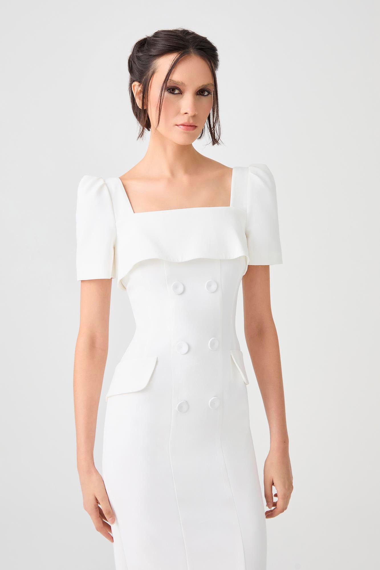 Lotus Krem Elbise