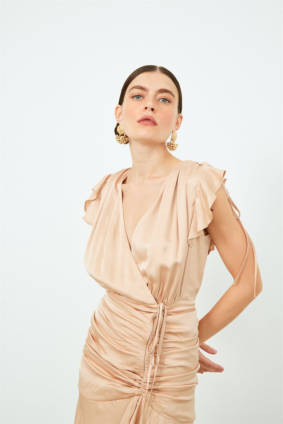 Victoria Bej Elbise