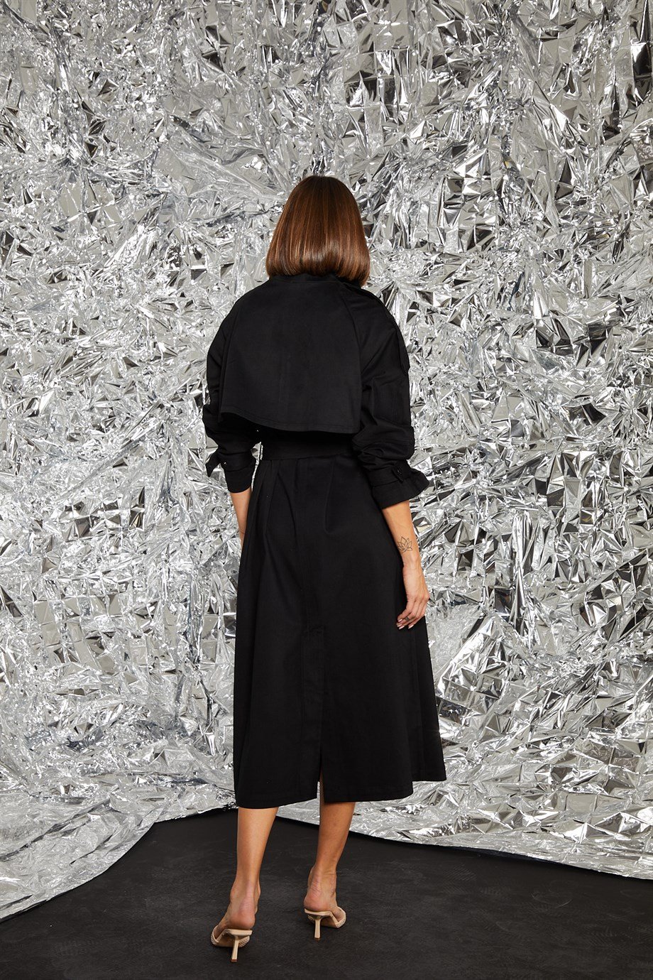 Yoana Siyah Trenchcoat