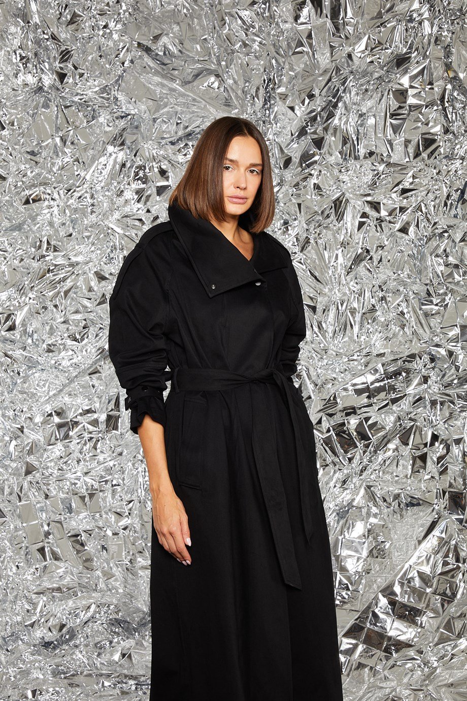 Yoana Siyah Trenchcoat