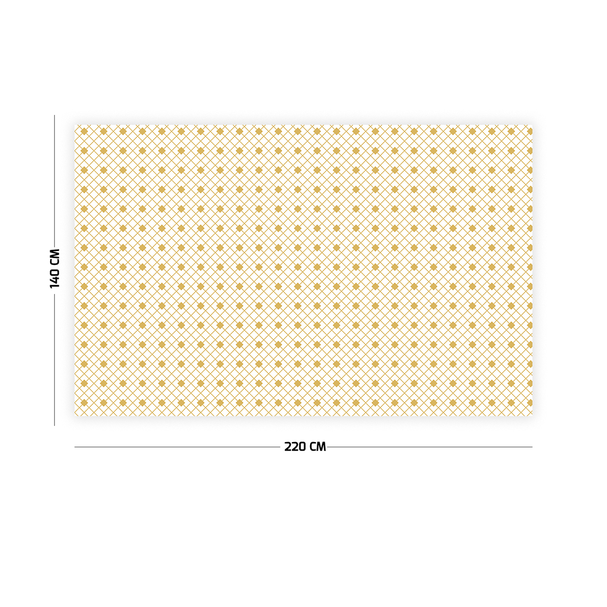 Altın Puantiyeli Masa Örtüsü