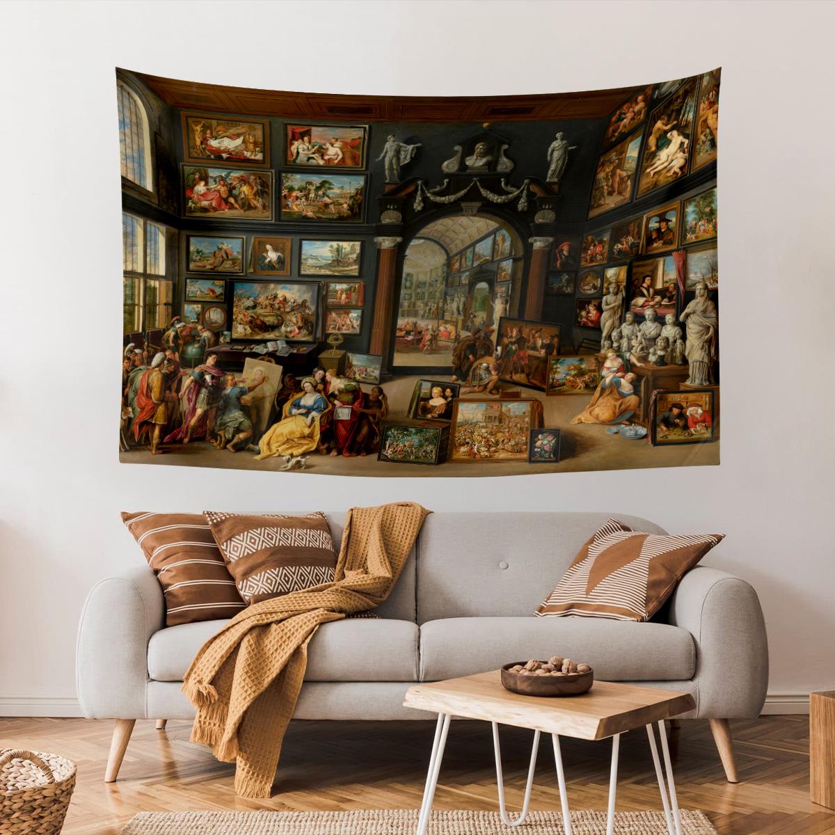 Apelles Campaspe'yi Resmediyor Van Haecht Tablosu Duvar Örtüsü Halısı