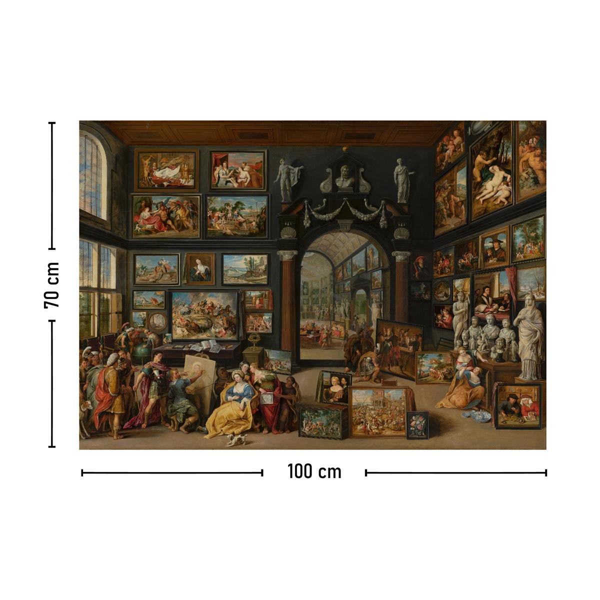 Apelles Campaspe'yi Resmediyor Van Haecht Tablosu Duvar Örtüsü Halısı