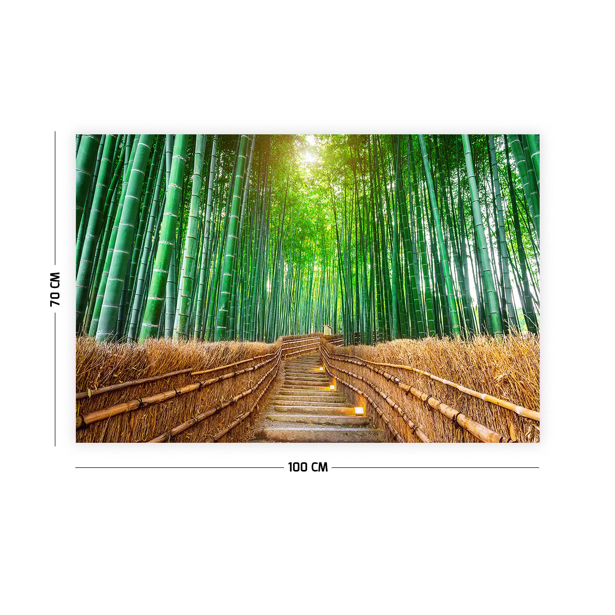 Bambu Ağaçları Duvar Örtüsü