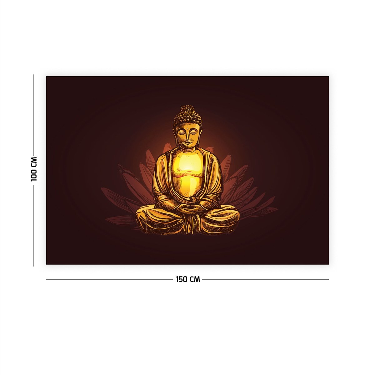 Buddha Meditasyon Duvar Örtüsü
