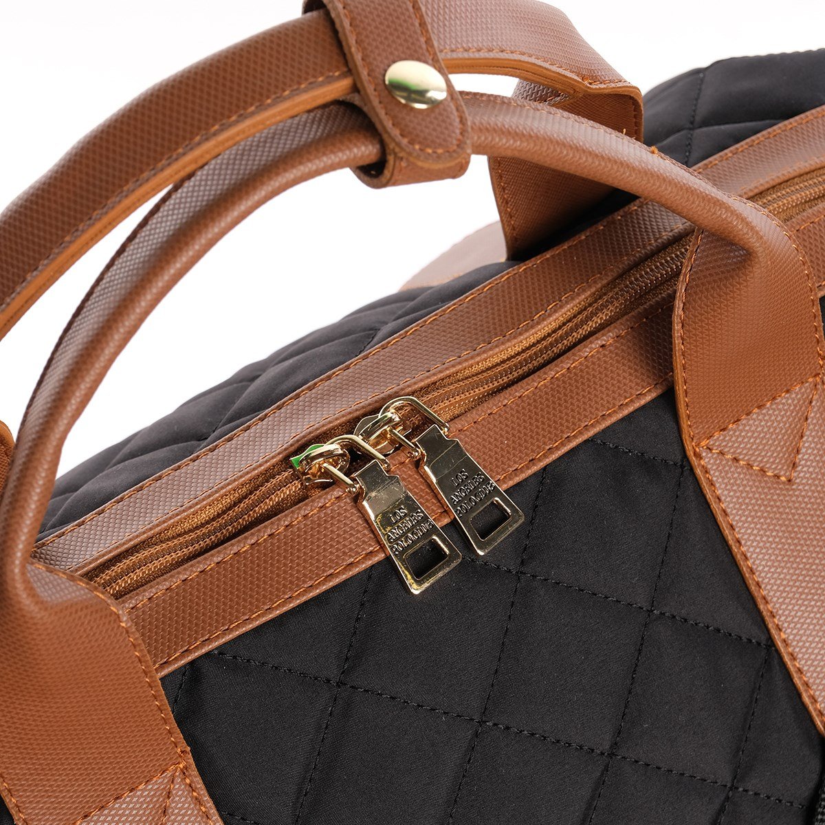 Cordura Su Geçirmez Kumaş Kapitoneli Omuz Askılı Kadın Spor Çanta Siyah