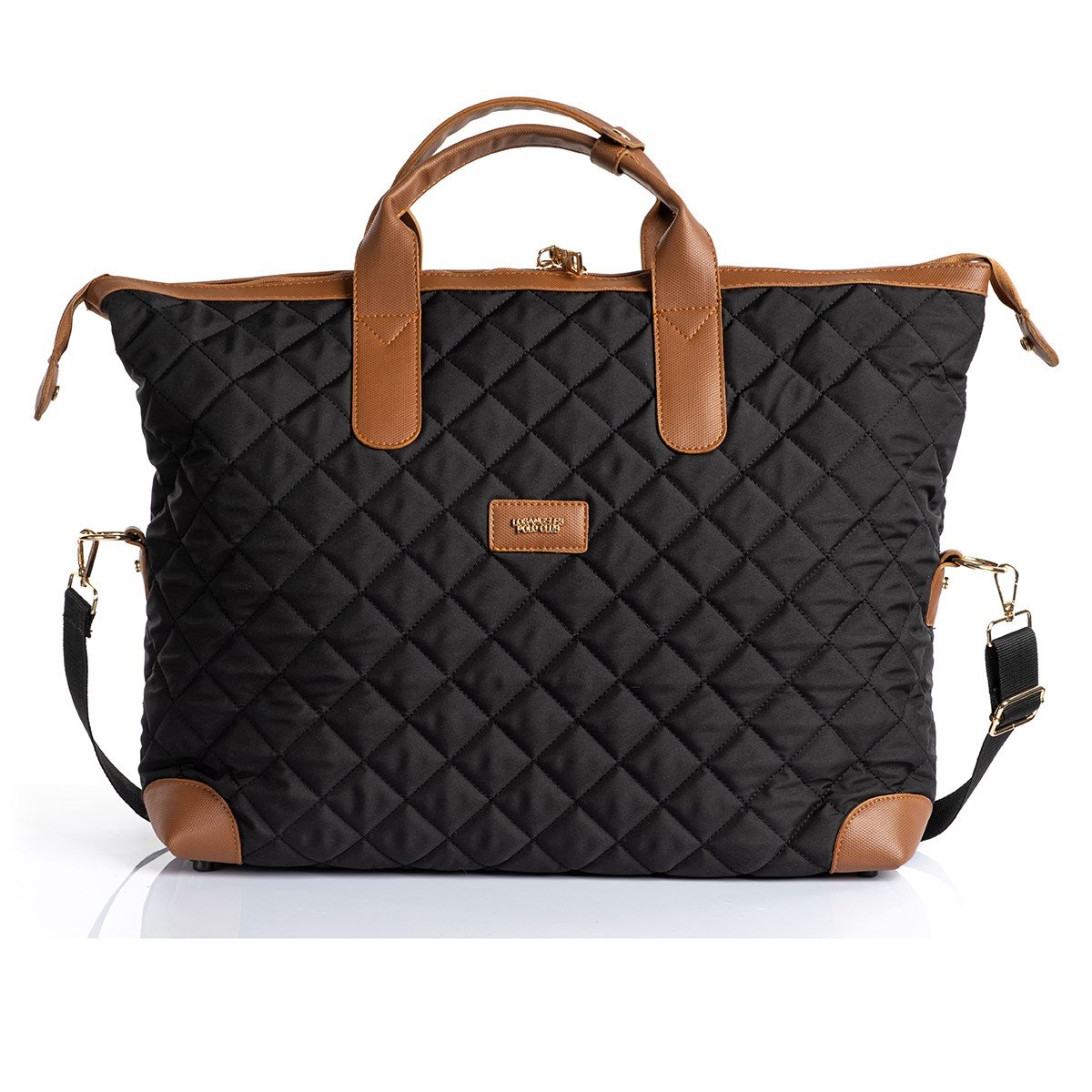 Cordura Su Geçirmez Kumaş Kapitoneli Omuz Askılı Kadın Spor Çanta Siyah