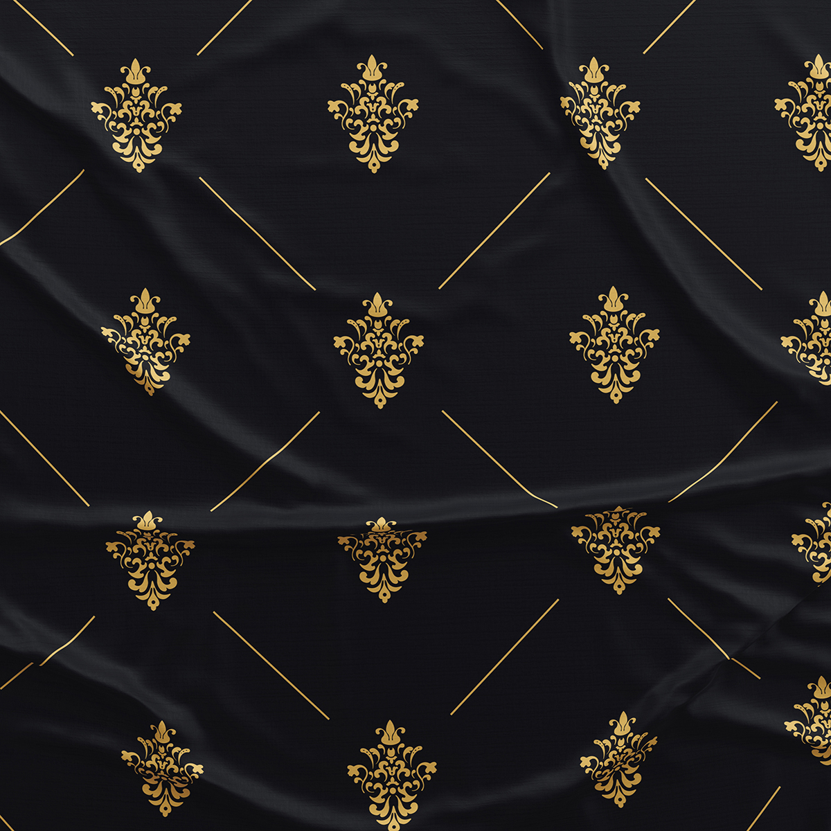 Damask Desenli Masa Örtüsü